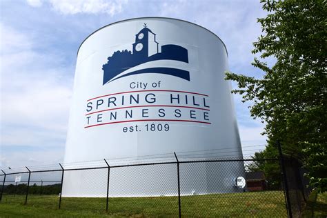 spring hill tn water department